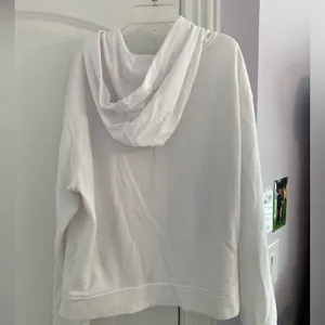 White Champion zip-up hoodie🤍 thumbnail 3