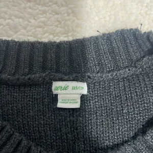 Aerie Grey Crewneck Sweater Size XXS thumbnail 2