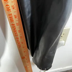 Meshki Black Leather Pants Sz Medium‎ Glam Edgy Grunge thumbnail 6