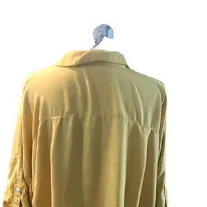 Unlisted Women’s blouse yellow size medium button up thumbnail 11
