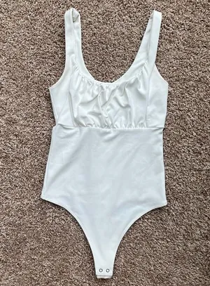 Abercrombie & Fitch Ruched Tank Bodysuit thumbnail 1