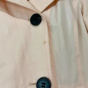 Michael Kors Women's Trench Coat With Buttons Pink Size XS FLAW thumbnail 8