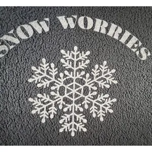 Project Social T Snow Worries Sherpa Fleece‎ Cropped Pullover Gray Large USA thumbnail 4