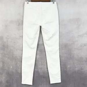 Articles of Society Skinny Jeans Womens 27 White Stretch Minimalist Karen Crop‎ thumbnail 3