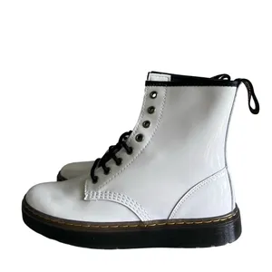NEW Dr. Martens Unisex White Patent Leather Zavala Boot Size 9 or 8 #249 thumbnail 3