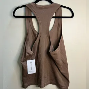 Athleta Momentum Seamless Tank Brown Metallic‎ Shimmer Racerback 466455 XL NEW thumbnail 5