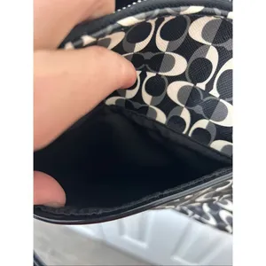 Coach Black and white Authentic multifunctional bag tote large 19x11 inches thumbnail 8