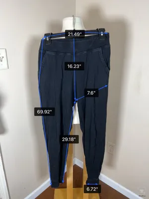 Pact Organic Cotton Jogger Sweatpants Black Size S thumbnail 4
