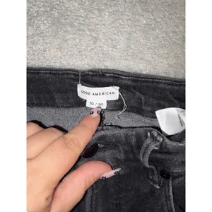 good american good legs straight jeans black 10/30 thumbnail 4
