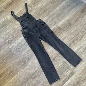 BDG washed black denim overalls thumbnail 7