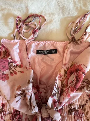 Nasty Gal Floral Pink Dress thumbnail 3