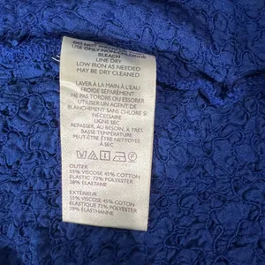By Anthropologie Mock-Neck Textured Smocked Stretch Dress Blue Mini thumbnail 8