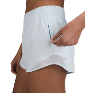 Lululemon Hotty Hot High-Rise Lined Short 2.5" Powder Blue thumbnail 1