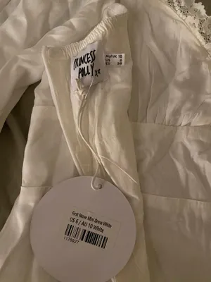 Princess Polly White Mini Dress thumbnail 4
