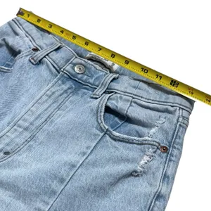 Abercrombie & Fitch 90s Straight Ultra‎ High Rise Denim Light Blue Capsule 6/28 thumbnail 9