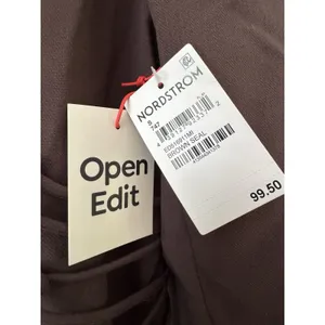 NWT Open Edit Corset Blazer Mini Dress Women’s Size Small Brown thumbnail 8