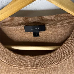 J Crew Merino Wool 3/4 Sleeve Camel‎ Brown Sweater XS thumbnail 3