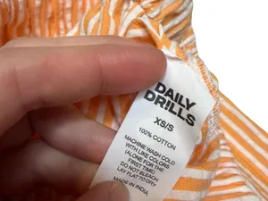 ✨ Daily Drills Seersucker Stripe Wide Leg Pants XS/S‎ ✨ thumbnail 4