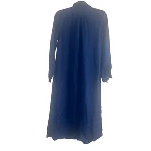 ✨A.P.C. Button Down Navy Midi Sz 36 Dress✨ Blue thumbnail 4