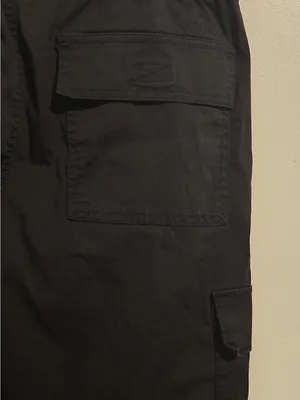 Hollister Wide-Leg Black Cargo Pants thumbnail 7