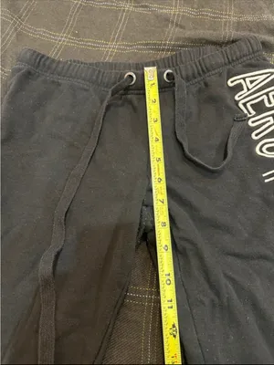 Aeropostale Black Ribbed Waistband Sweatpants thumbnail 3