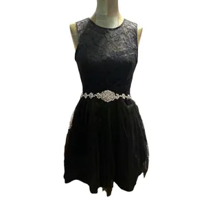 B.‎ Darlin Women's Junior Black Sleeveless Prom, Party, Formal, Wedding Dress thumbnail 3