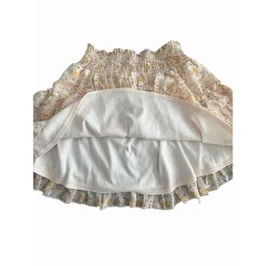 Altar'd State Floral Mini Skirt Large Ruffle Tiered Boho Cottagecore #AA1-1 thumbnail 7