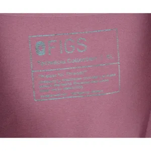 Figs Womens Rafaela Oversized Scrub Top Technical Collection Wine Red Size XL thumbnail 7