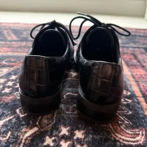 Clark’s Ria Derby In Black Loafers Leather Oxford Lace‎ Up thumbnail 4