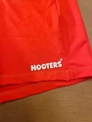 B91-69 New Women’s Hooters girl Uniform Shorts with a Flaw size T-Medium thumbnail 2