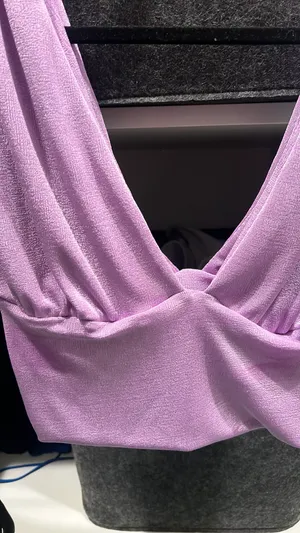 Boutique Purple Crop Top thumbnail 4