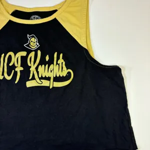 UCF Knights Black and Yellow Crop Top thumbnail 5