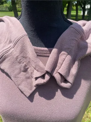 Athleta Dusty Mauve Pullover Sweatshirt Relaxed fit Thumb Holes Relaxed Fit thumbnail 4