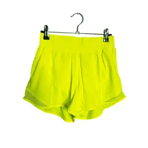 Lululemon Hotty Hot High-Rise Short 4" Highlight‎ Yellow Size 4 Neon thumbnail 4