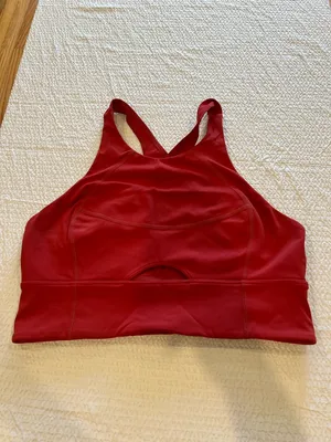 Free people movement red sports bra M women thumbnail 2