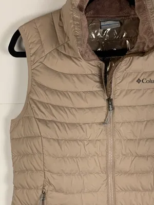 Columbia Omni Heat Womens M Puffer Vest Peach Insulated Reflective Winter thumbnail 8