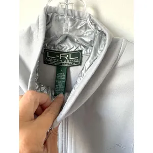 Ralph Lauren Active Full Zipper Jacket Gray Size Large thumbnail 7