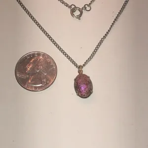 Vintage Elegant Rainbow Pink Boho Pendant Necklace thumbnail 4