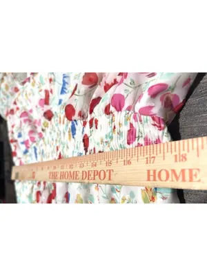 Maison Tara Bright Floral Midi Dress Garden Party Bloomcore Tea Party‎ Easter 16 thumbnail 9