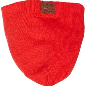 Tenergy Bluetooth Beanie Ski Hat Red Headphones thumbnail 2