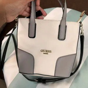 Guess Women's White and Grey Bag thumbnail 2