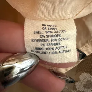 Y2K Vintage MAEVE | Anthropologie Cream and Brown Strapless Dress | 4 Twee thumbnail 9