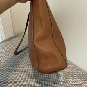 MICHAEL KORS Large Saffiano Leather Tote JET SET Tall TRAVEL ACORN BROWn thumbnail 4
