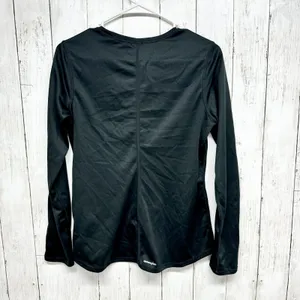 New Balance Top Women Size Small Long Sleeve Black Base Layer Thermal‎ Athletic thumbnail 5