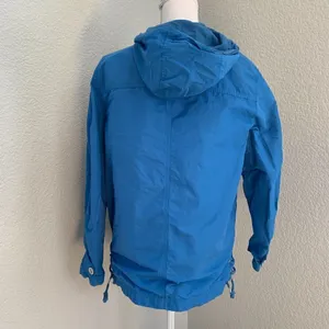 Lauren Woman’s Blue Pocket Rain Jacket Sz P/S thumbnail 2