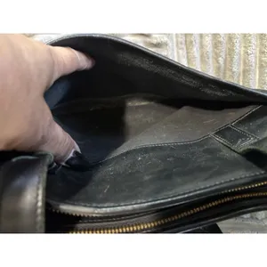 Dooney & Bourke Black Pebbled Satchel Top Double Handle Bag Zip Close Logo thumbnail 9