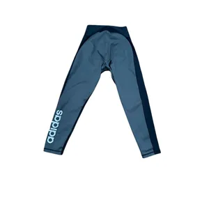 Adidas Aeroready High-Waist‎ Performance Leggings with Logo Detail gray/black thumbnail 3