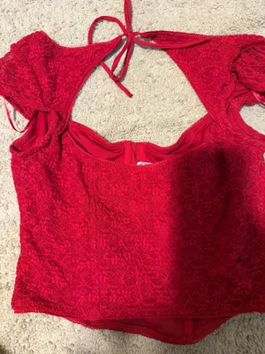 Red Garage Corset Top thumbnail 2
