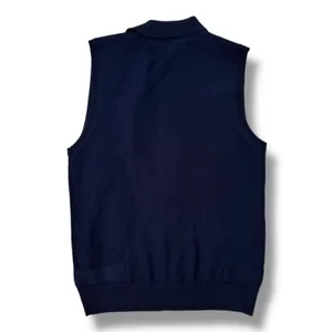Velardi Touch‎ Navy Wool Sweater Vest Women’s Korean Preppy M thumbnail 4