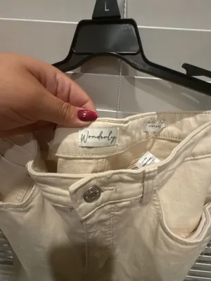 Wonderly Vintage Straight Jeans Size 10 R Off White thumbnail 4